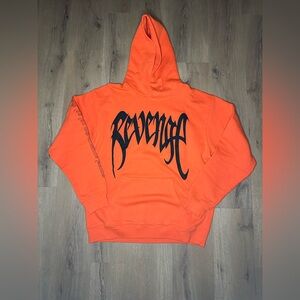 Revenge Logo Arch ‘Orange’ Hoodie